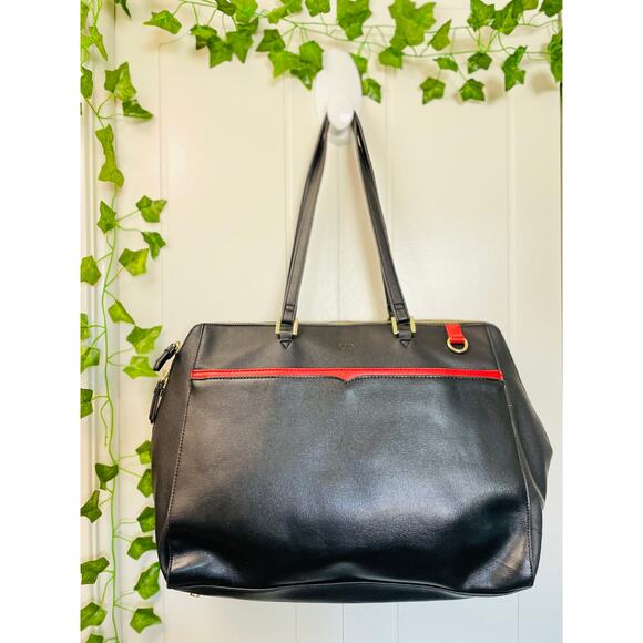 Tutilo New York Vegan Leather Laptop Purse Tote - Picture 1 of 16